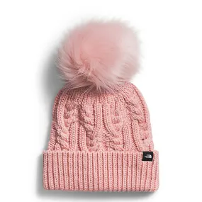 Girl's The North Face | Kid Oh Mega Pom Beanie | Pink Moss