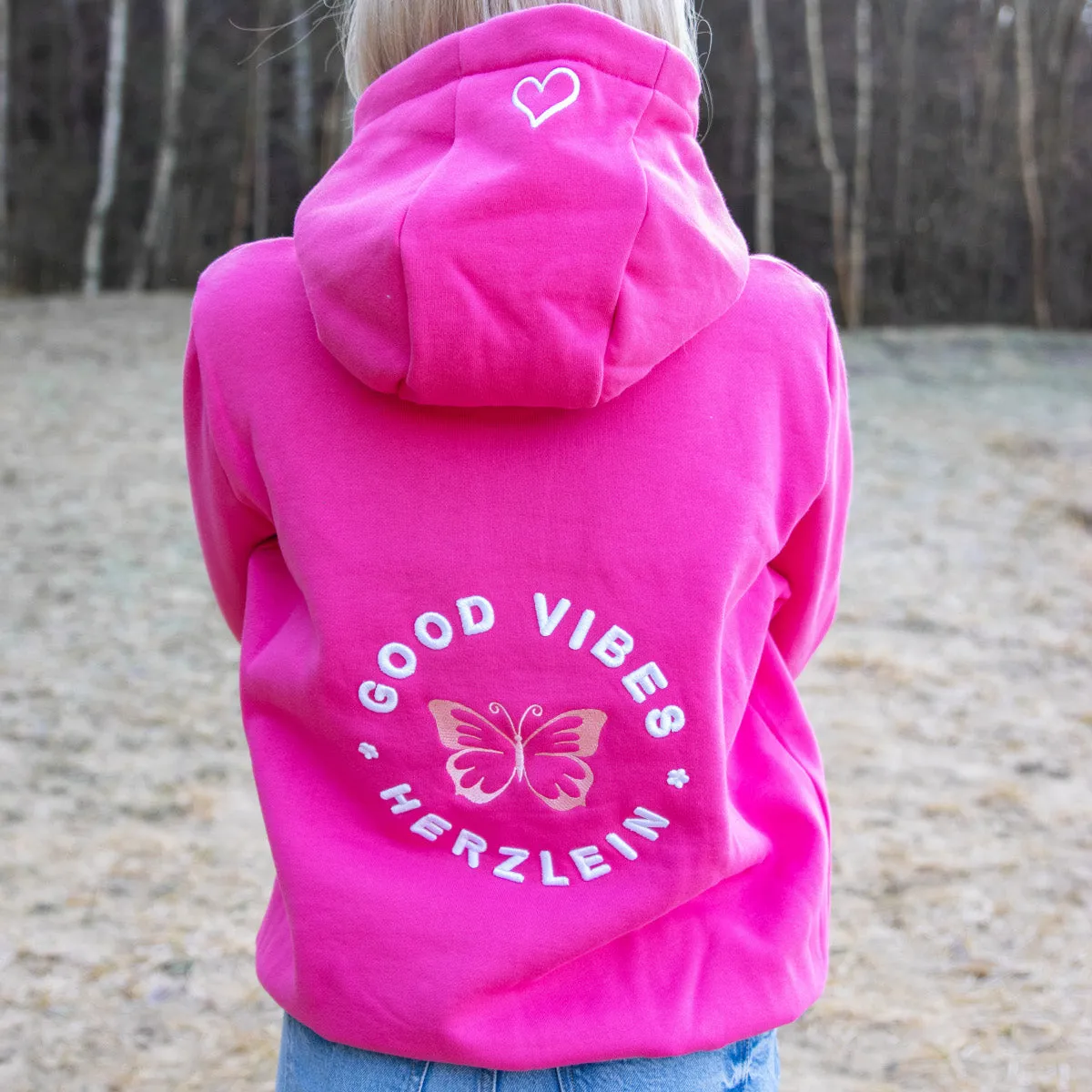 Herzlein® Hoodie "I need a break" in Pink