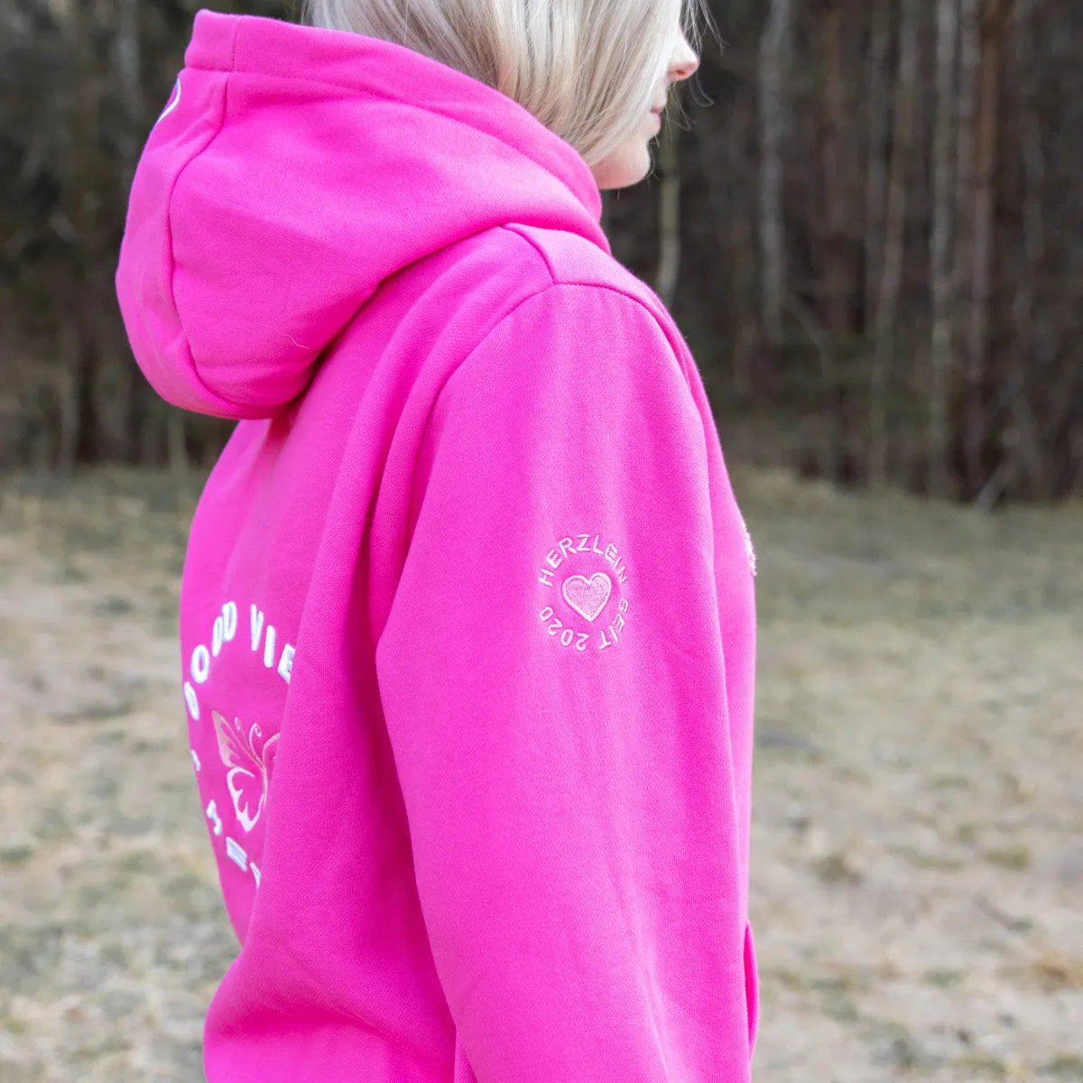 Herzlein® Hoodie "I need a break" in Pink