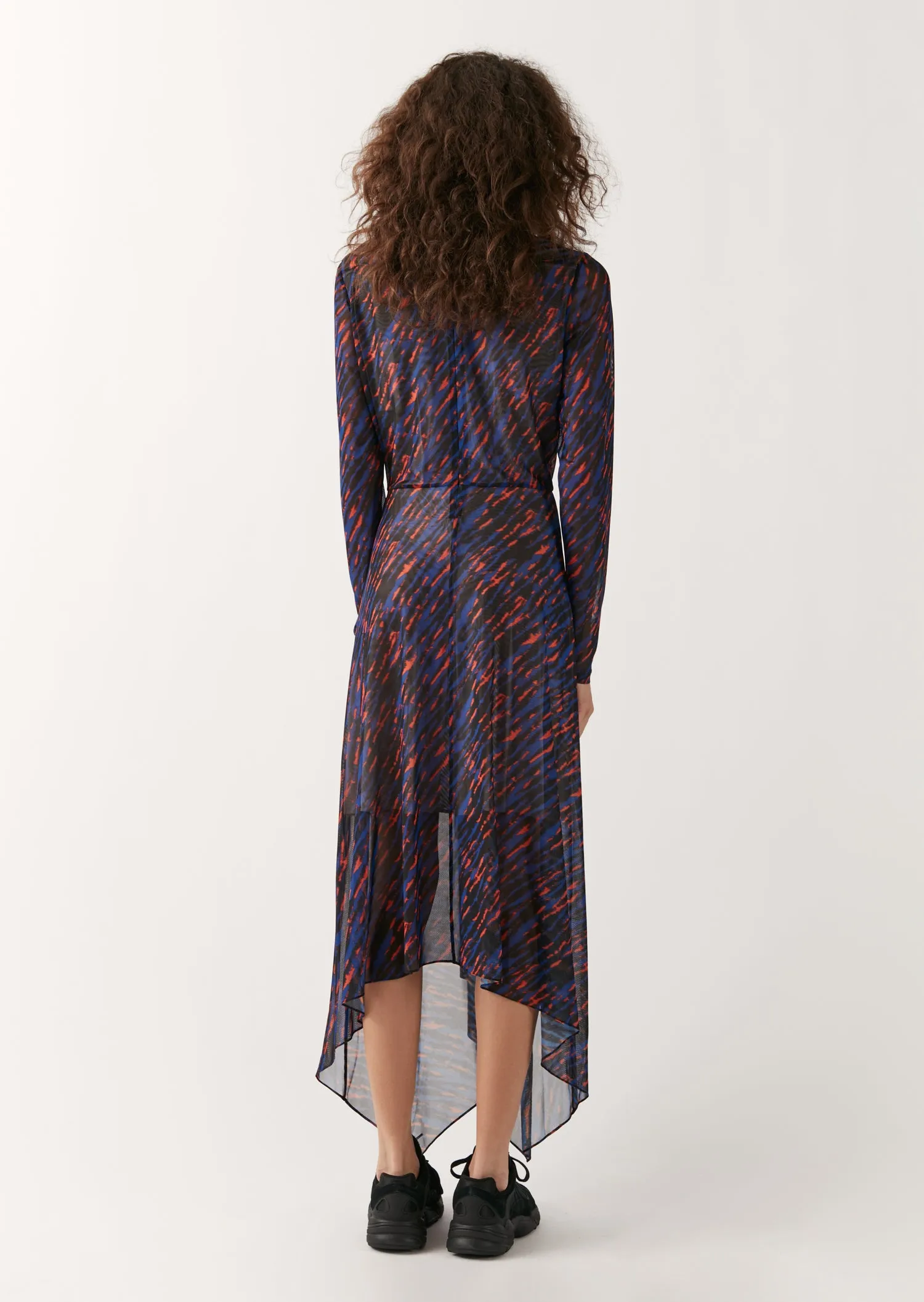 House Of Holland Knot Tie Midi Dress