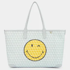 I Am A Plastic Bag Wink Zipped Tote