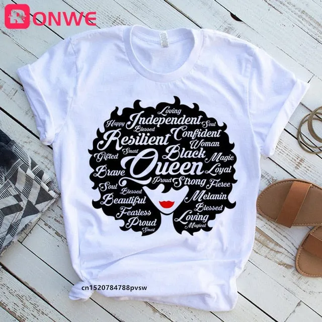 I Am A Strong Melanin Queen T-shirt