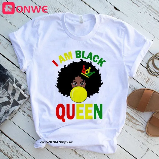 I Am A Strong Melanin Queen T-shirt