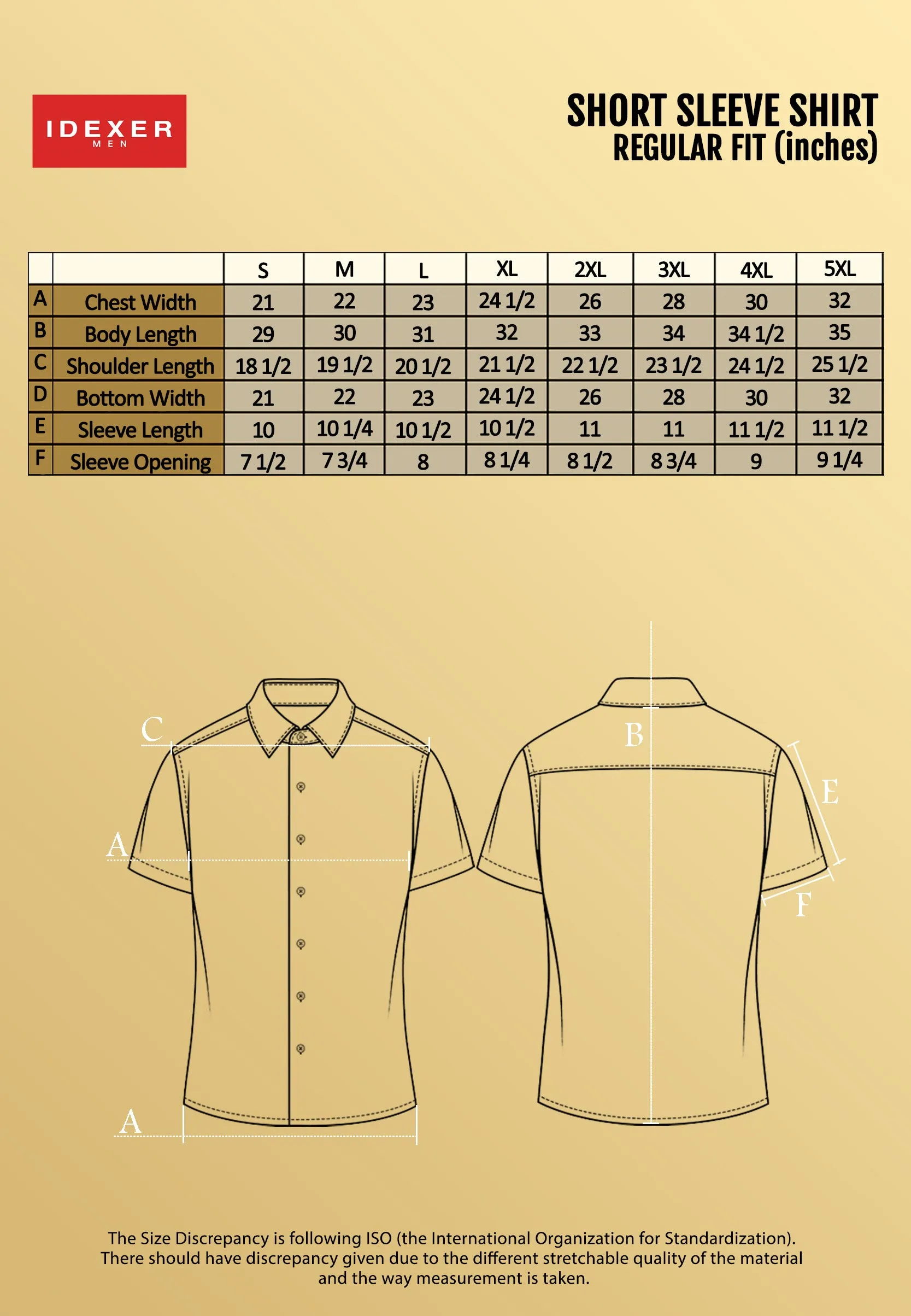 IDEXER SHORT SLEEVE SHIRT [REGULAR FIT] ID0282