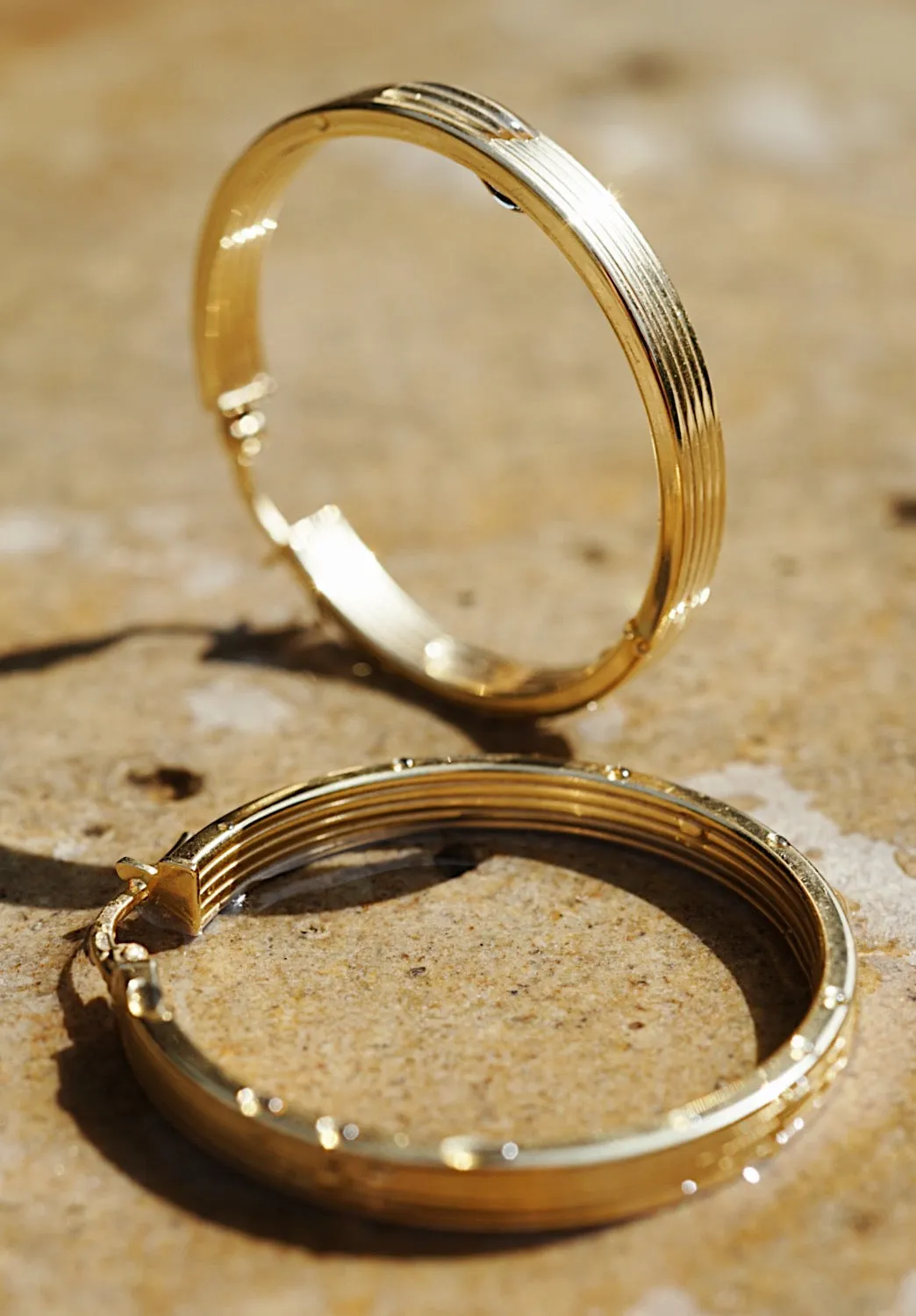 Jupiter Hoop Earrings <br>Gold Vermeil