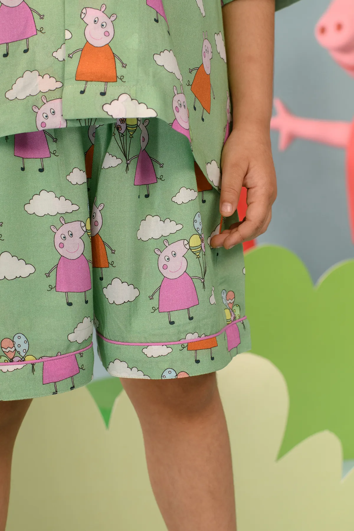 Kelly- Peppa Pig Shorts Set For Boys