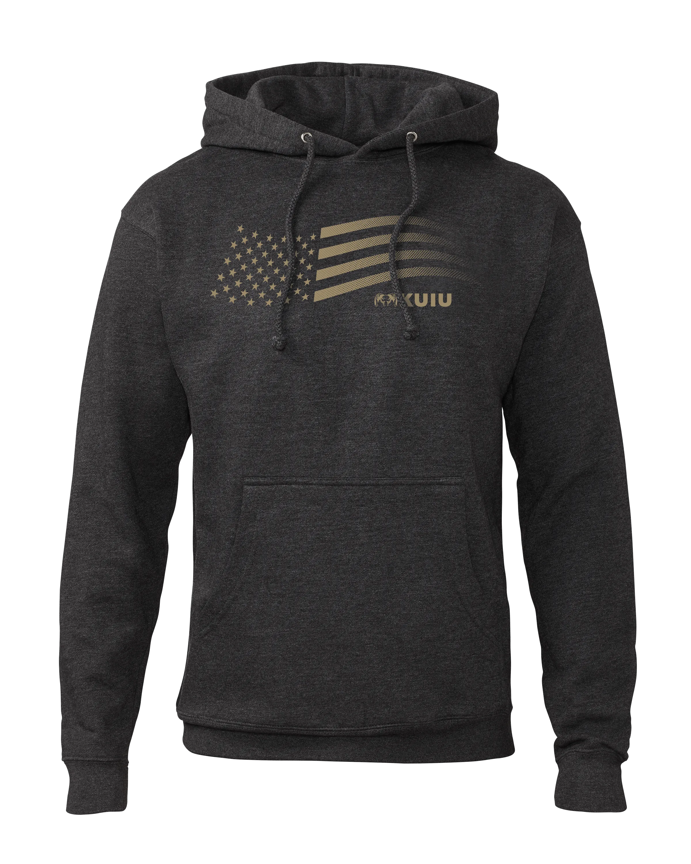 KUIU Flag Hoodie | Charcoal