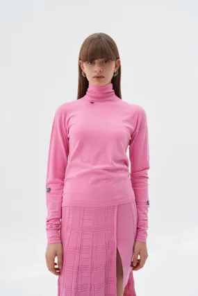 LAYLA SEEMLESS ECO TURTLENECK PULLOVER