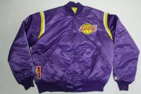 Los Angeles Lakers Vintage 80's Satin Starter Made in USA Quilt Lined NBA Jacket