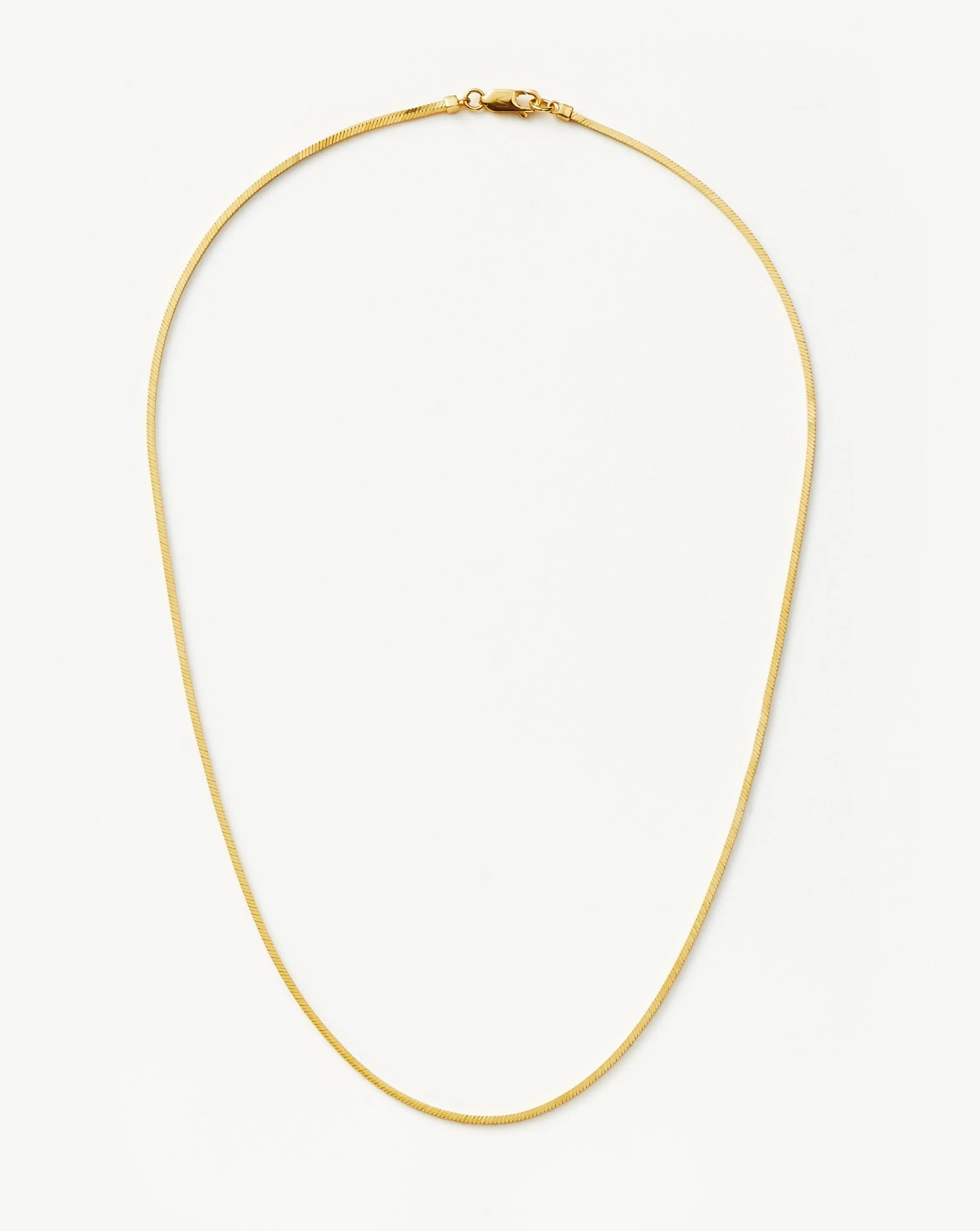 Lucy Williams Medium Square Snake Chain Necklace