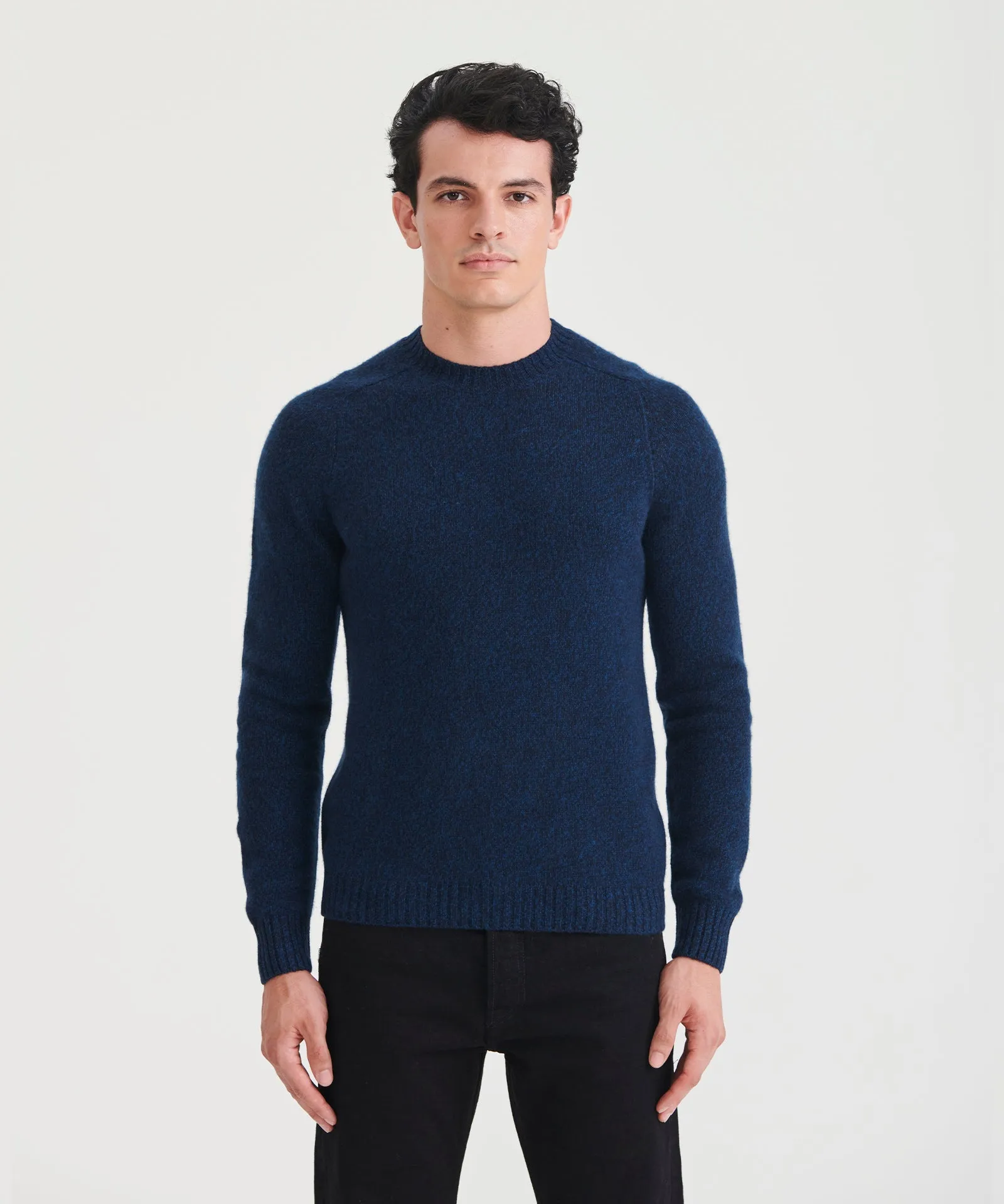 Marled Reclaimed Cashmere Crewneck Sweater