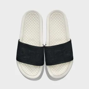 Men's Big Logo TechLoom Slide Ivory / Black