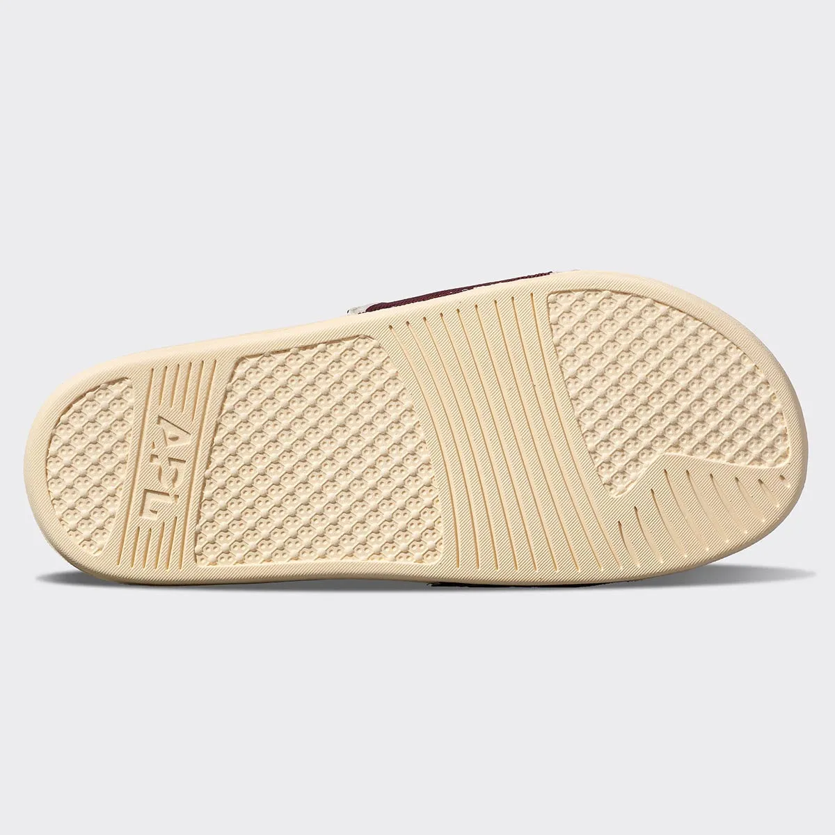 Men's Big Logo TechLoom Slide Vanilla / Burgundy / Sea Salt