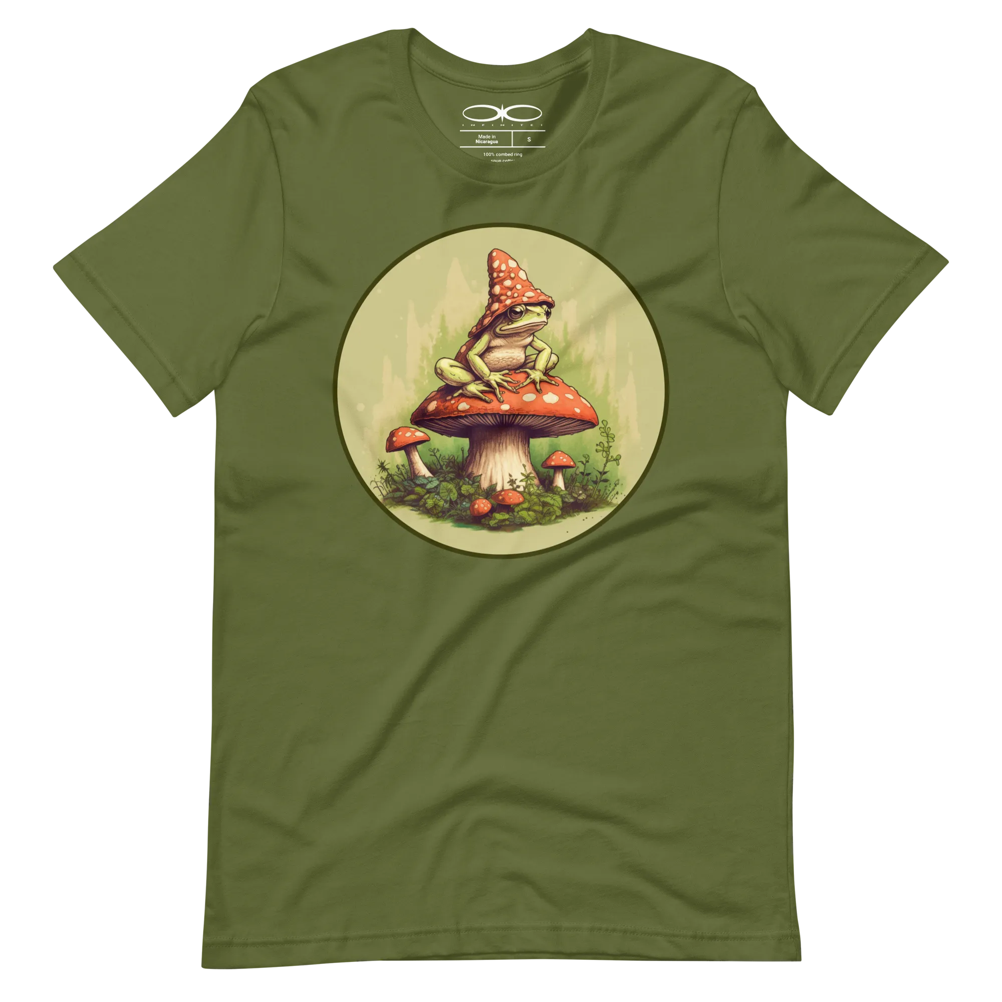 Men's Frog On A Mushroom Graphic T-shirt