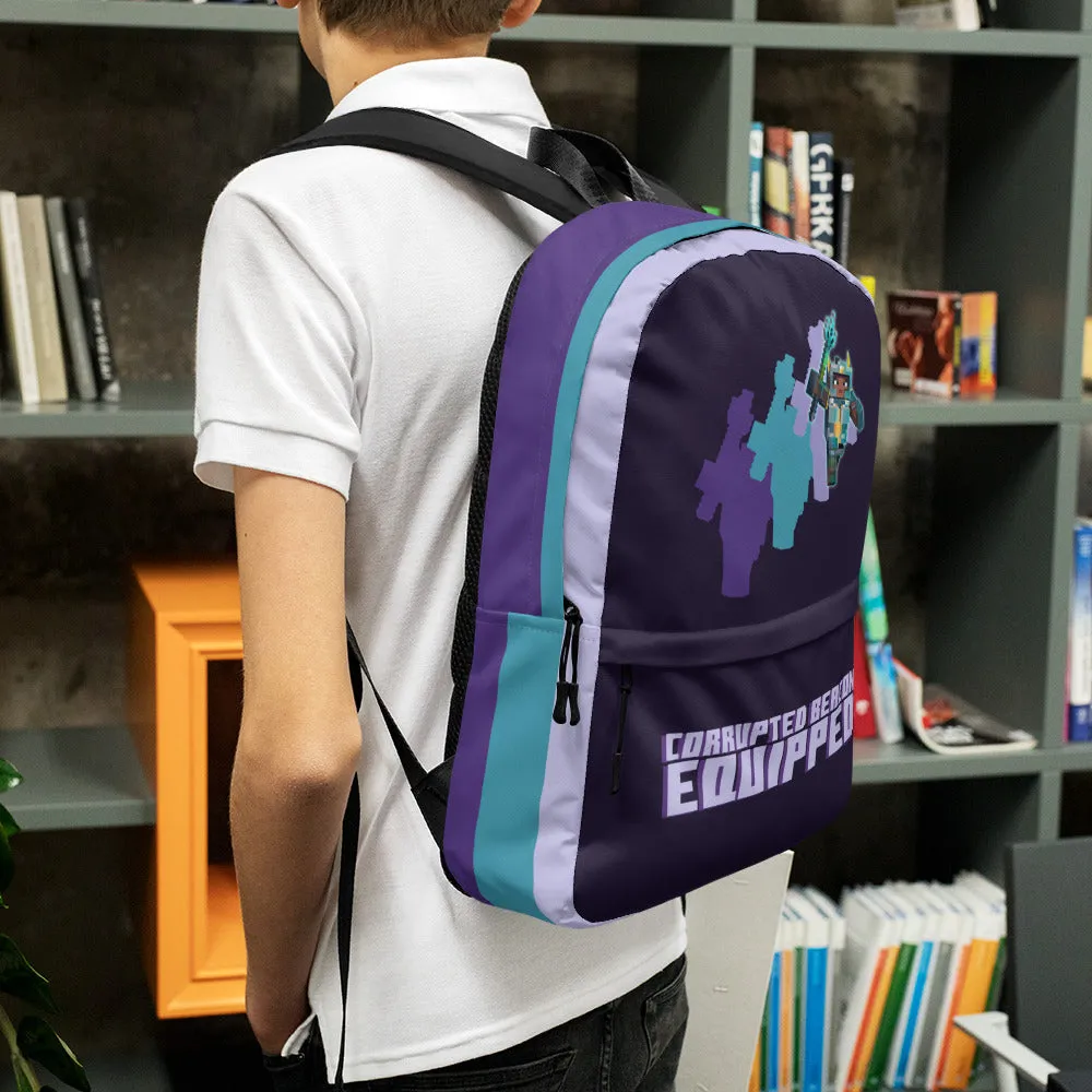 Minecraft Dungeons Corrupted Beacon Equipped Backpack