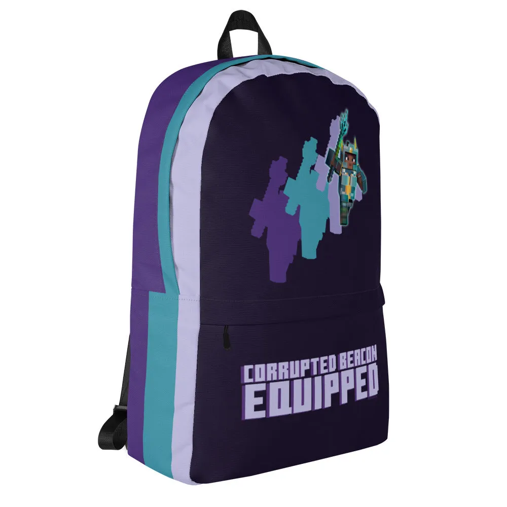 Minecraft Dungeons Corrupted Beacon Equipped Backpack