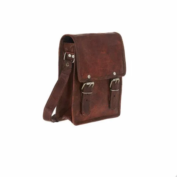 Mini Long Leather Satchel