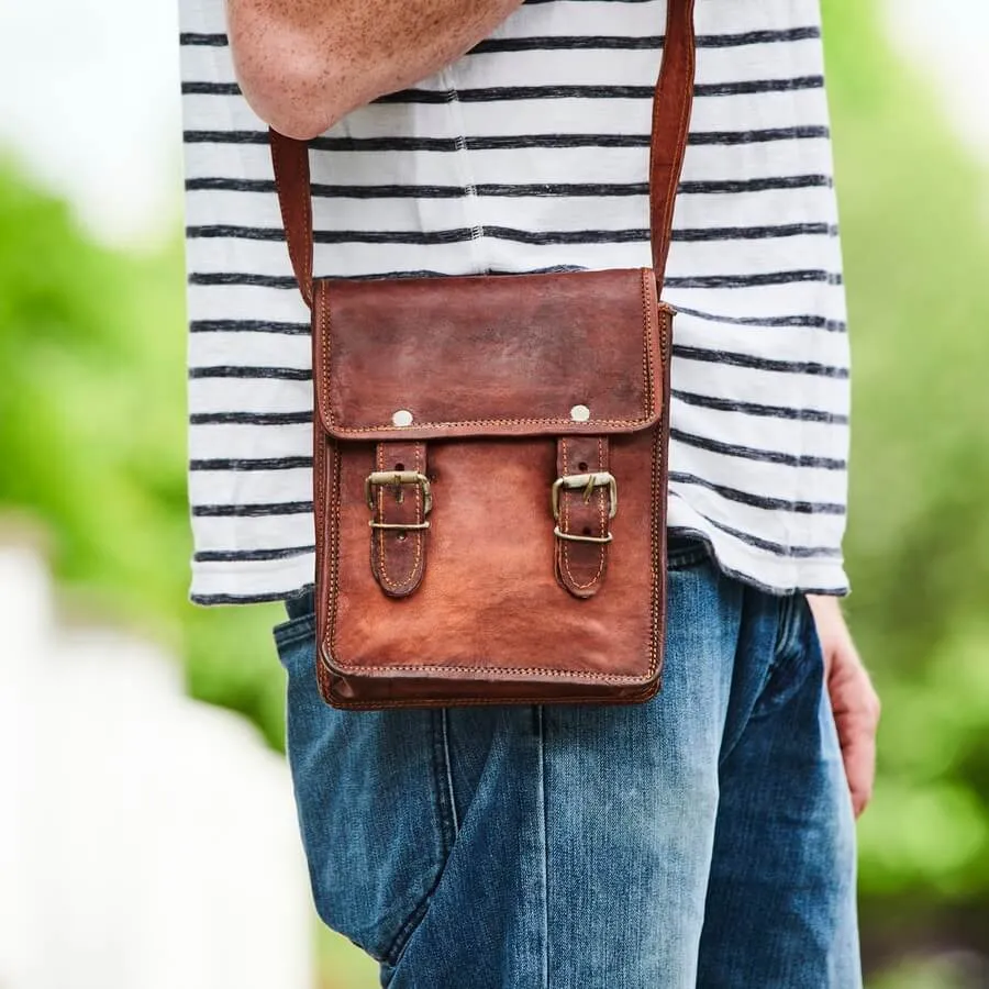 Mini Long Leather Satchel