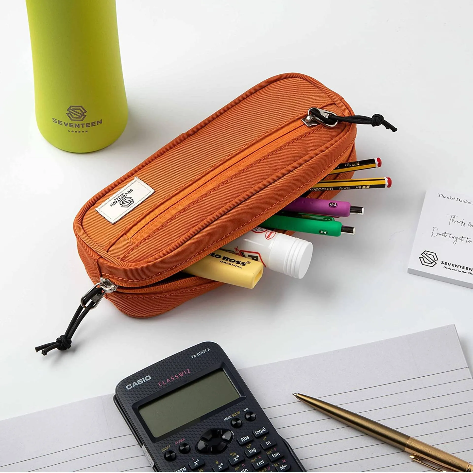 Mitcham Pencil Case - Orange