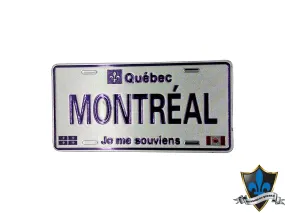 Montreal license plate magnet