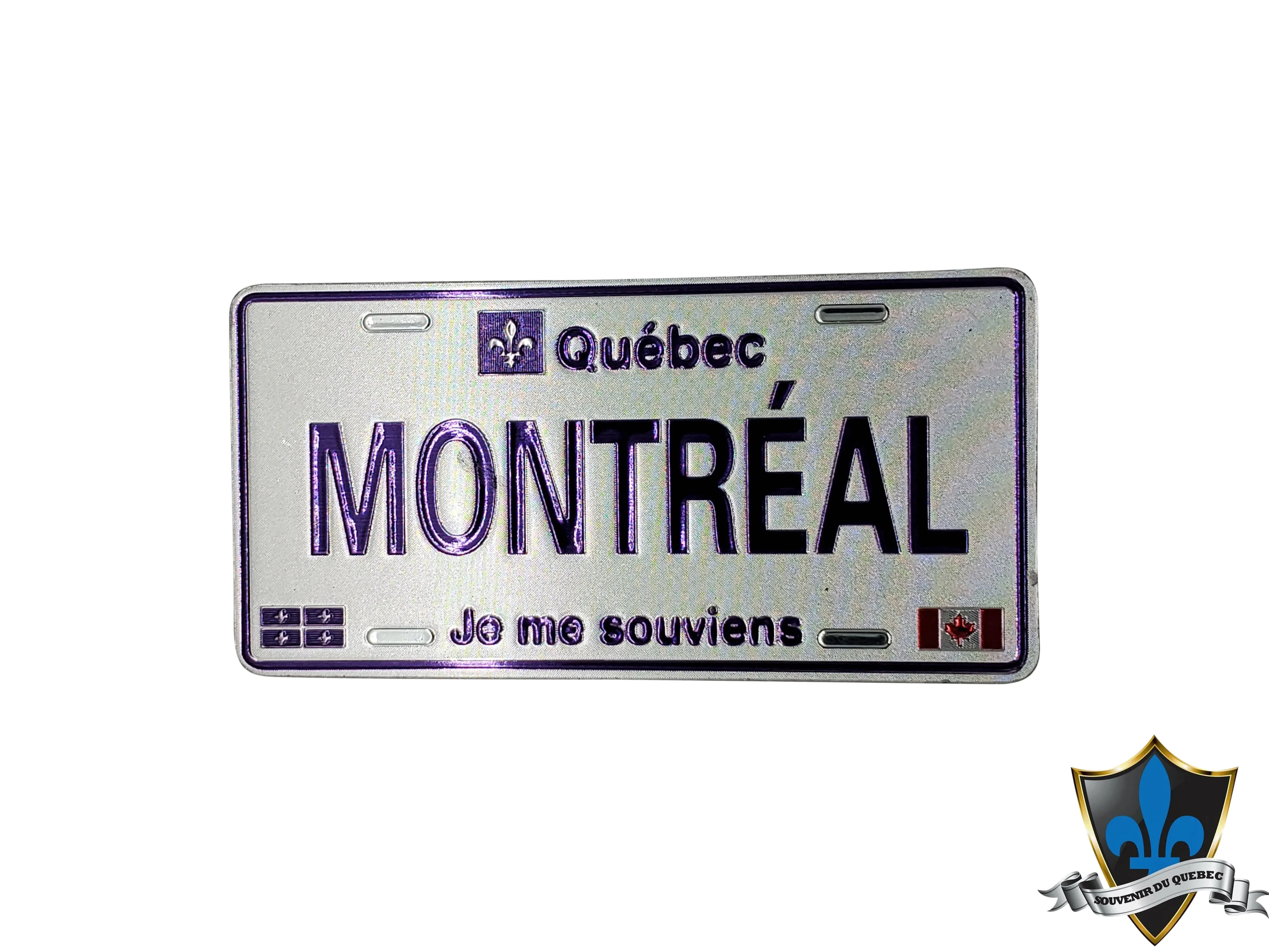 Montreal license plate magnet