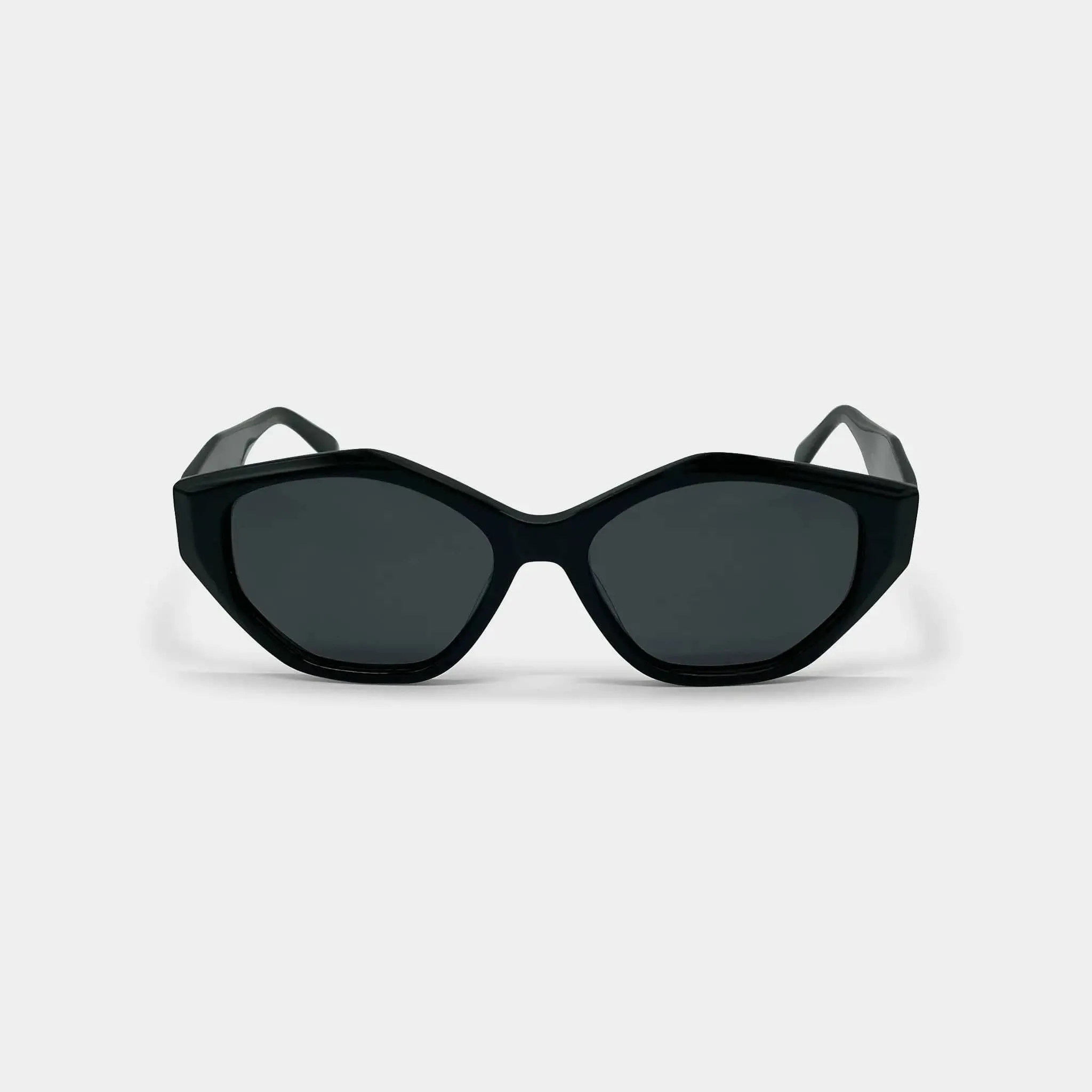 Odyssey  Black Acetate Geometric Frame