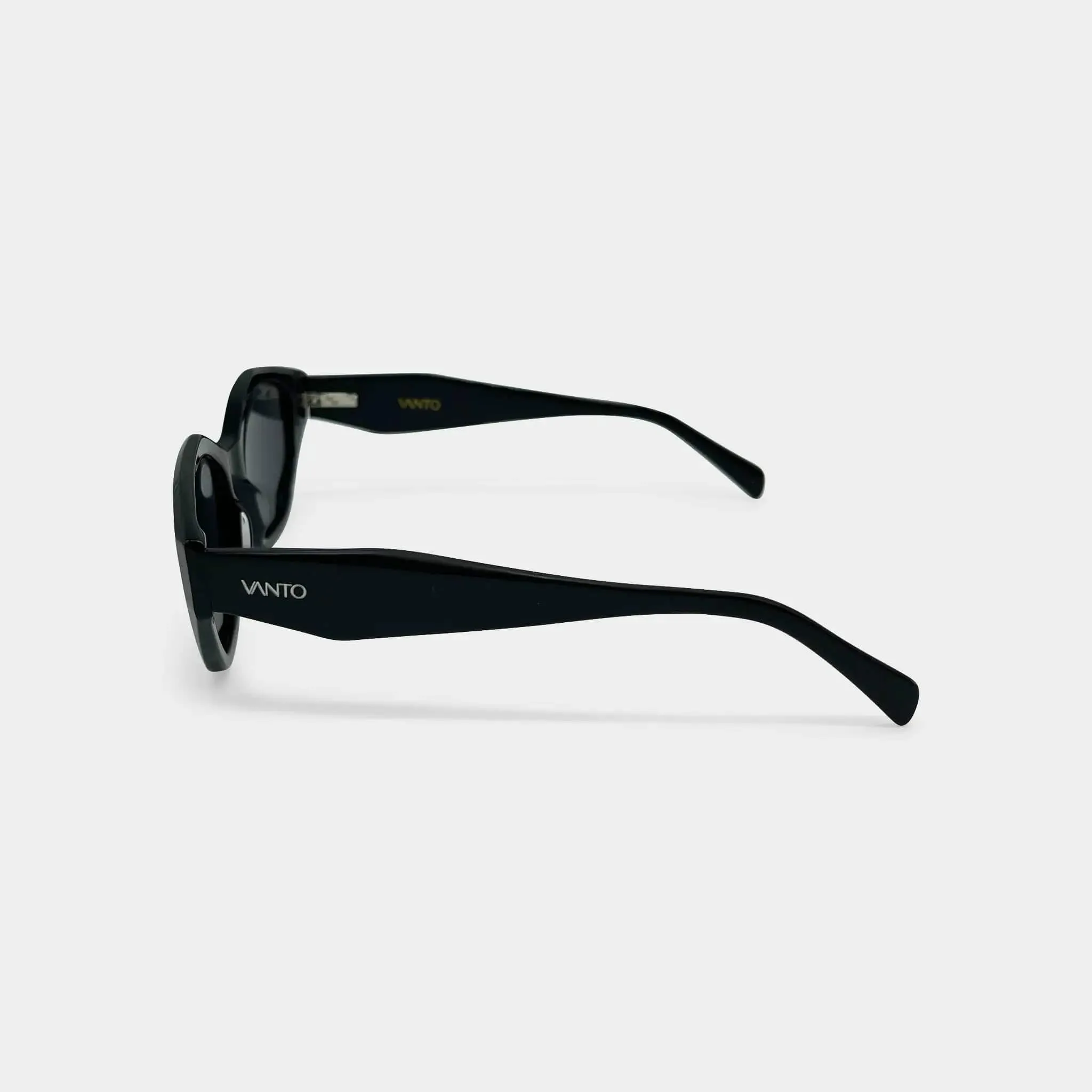 Odyssey  Black Acetate Geometric Frame