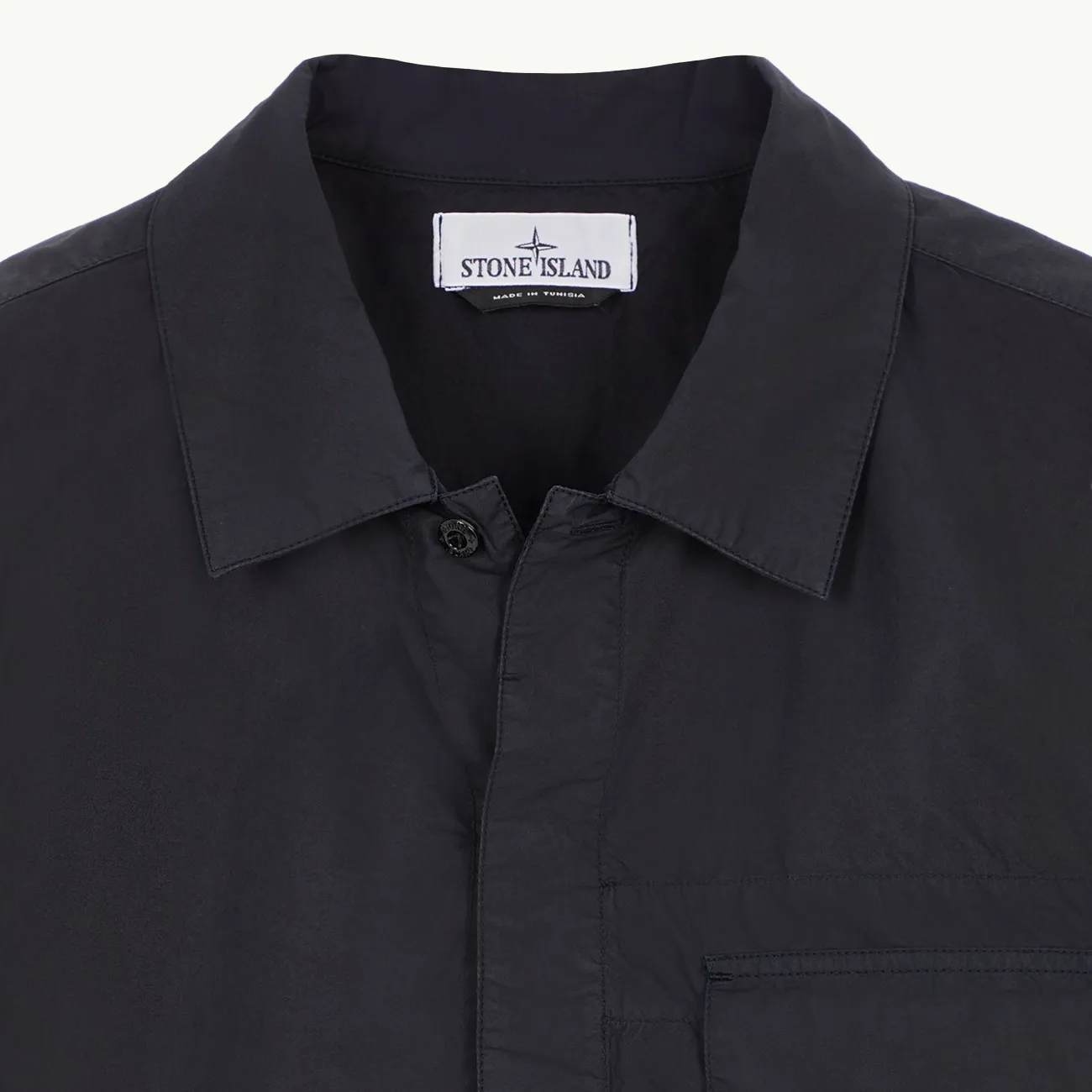 Overshirt SS Chest Logo Button Down - Navy 2080