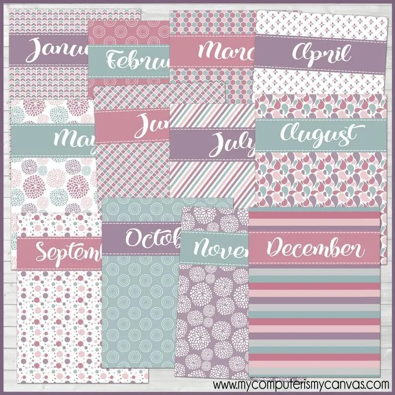 OWL Color Pack {Alternate Covers/Accessories for Planners/Journals} PRINTABLE