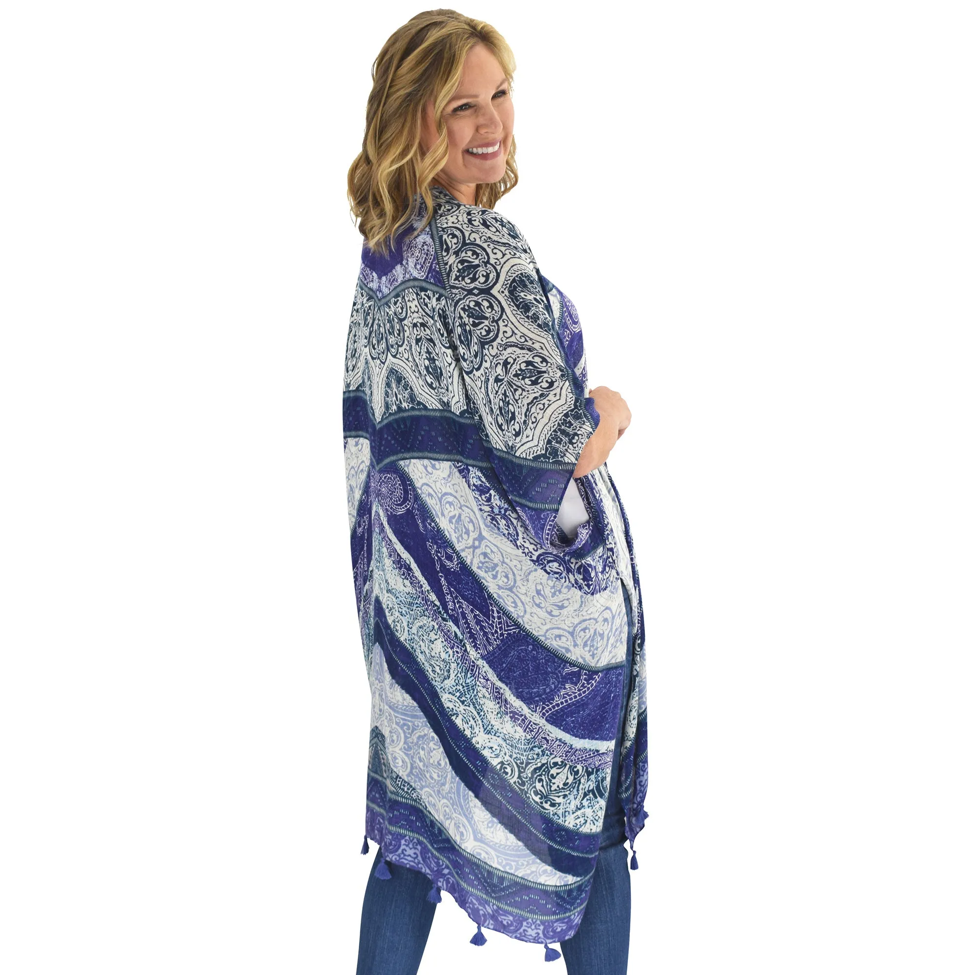 Paisley Viscose Kimono