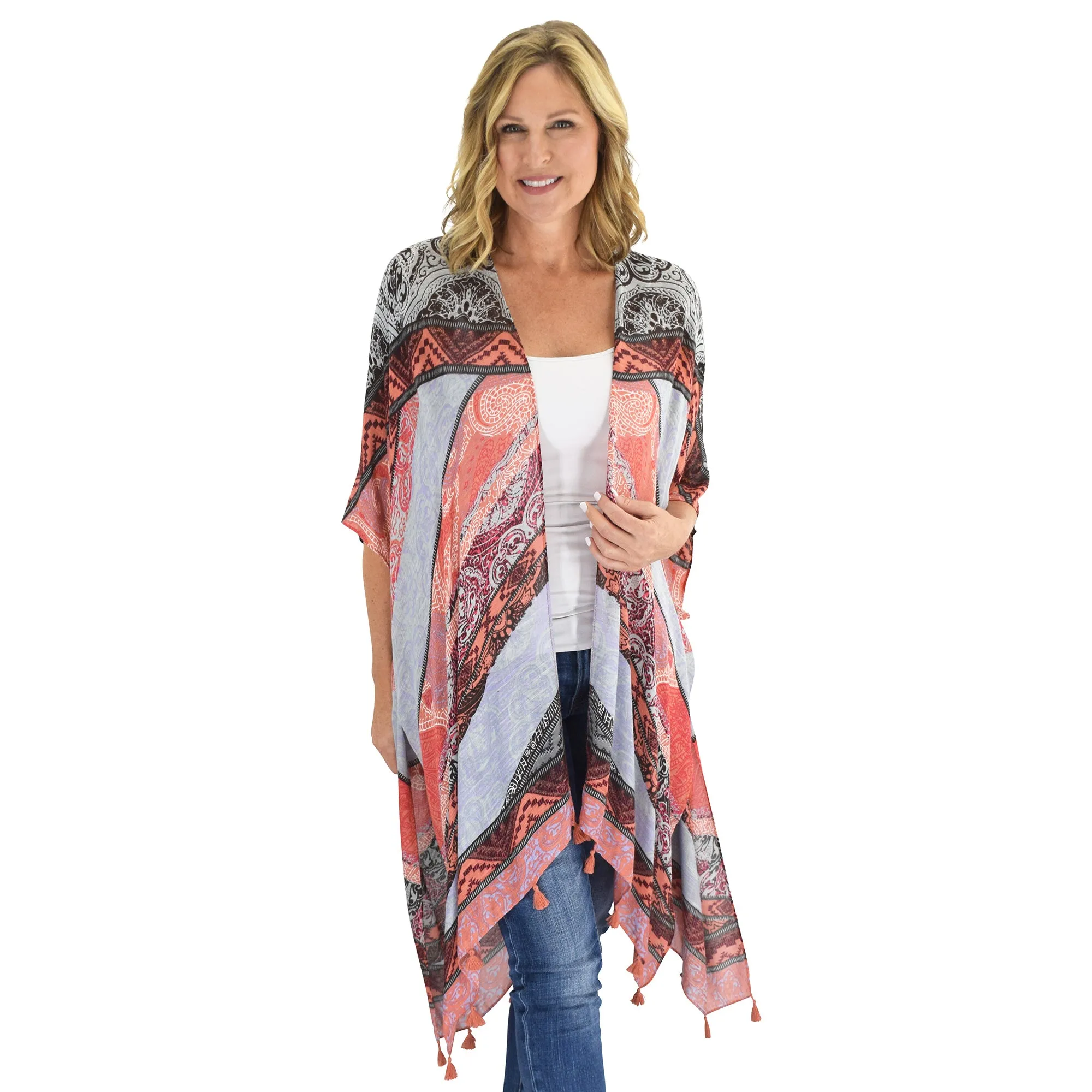 Paisley Viscose Kimono