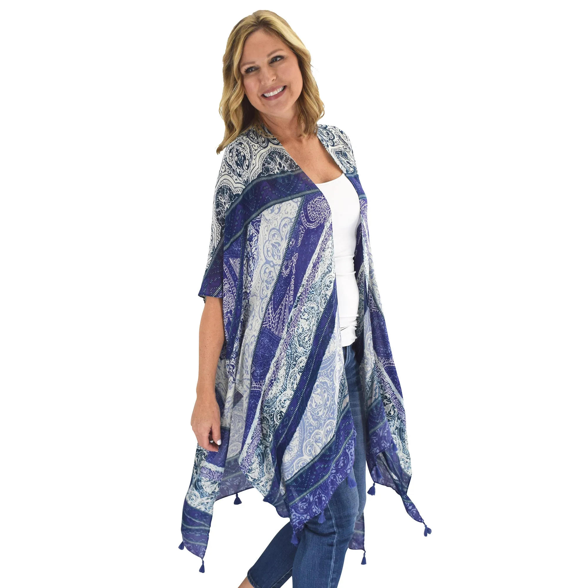 Paisley Viscose Kimono