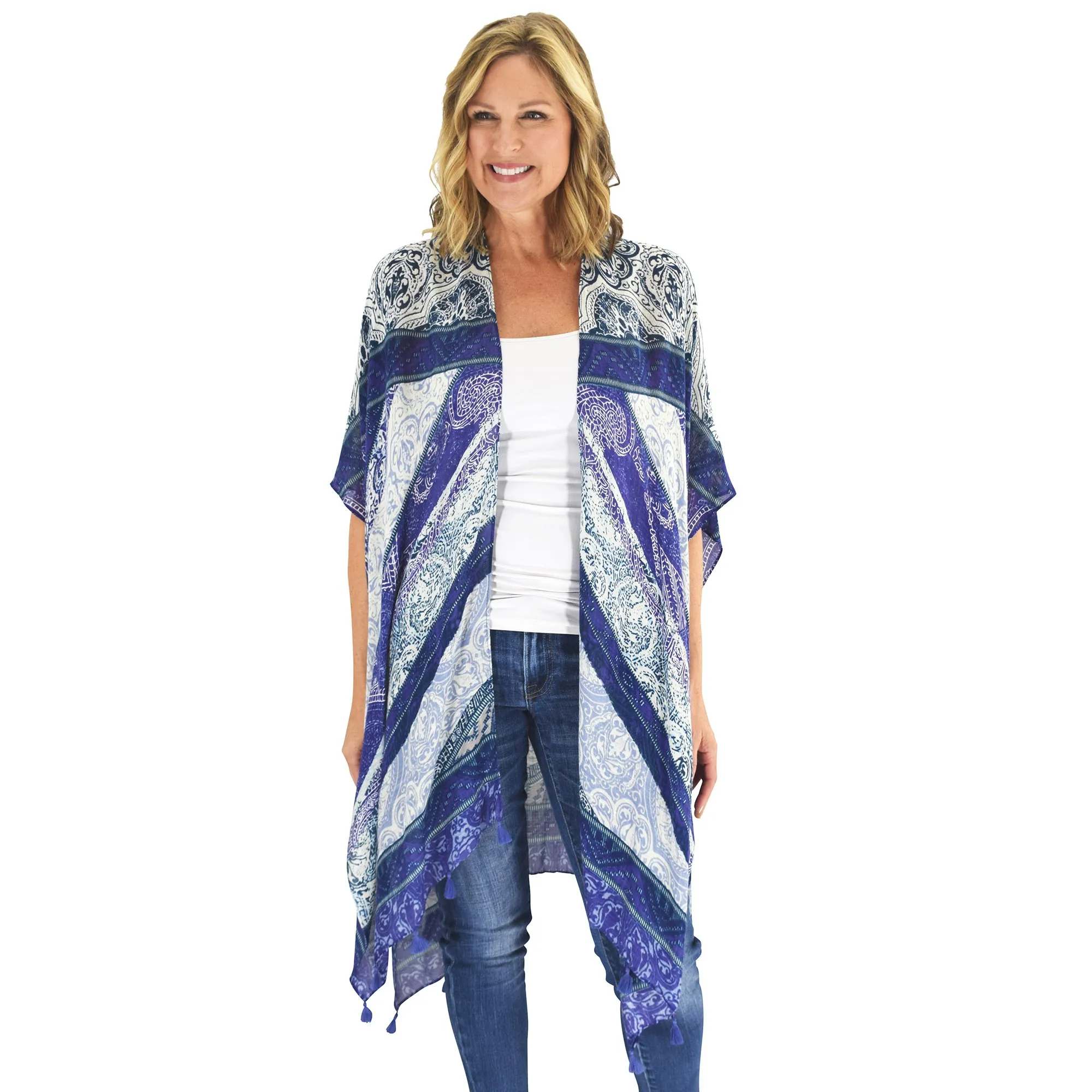 Paisley Viscose Kimono