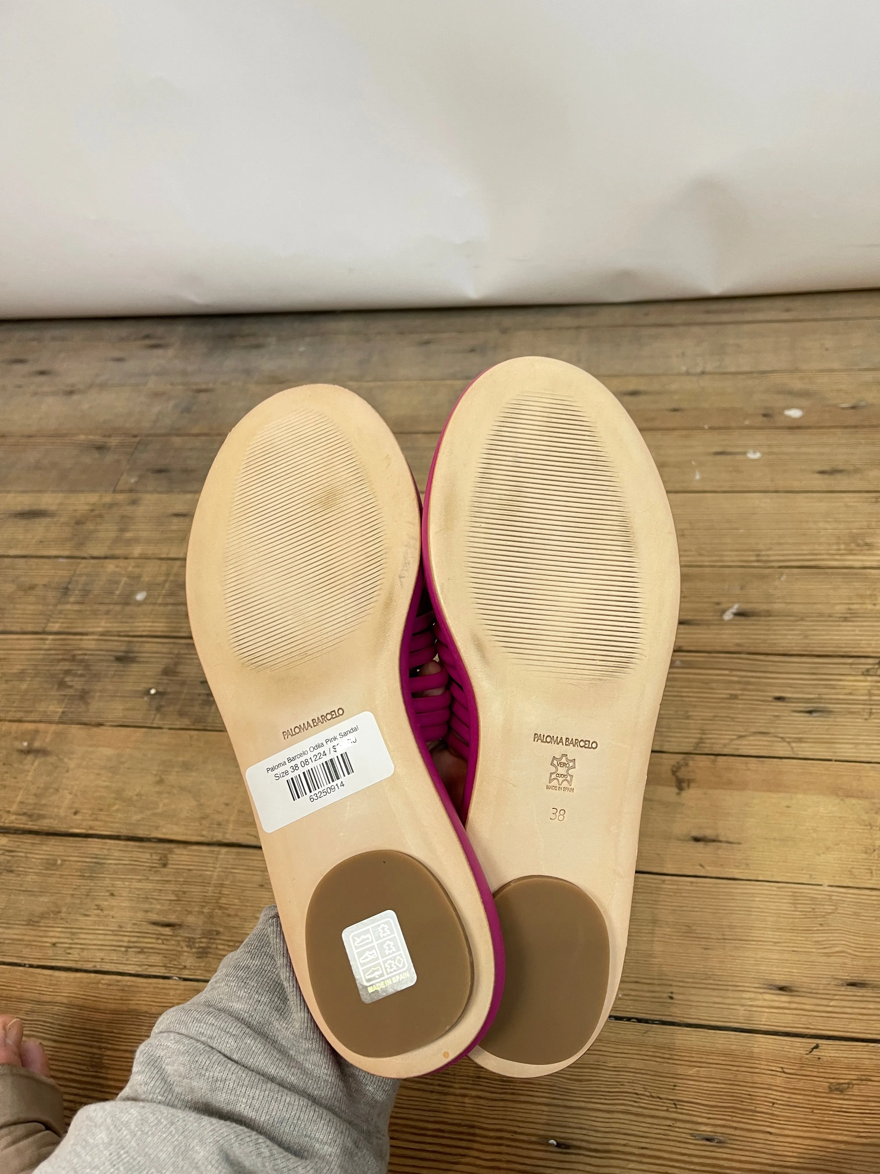 Paloma Barcelo Odila Pink Sandal (38)