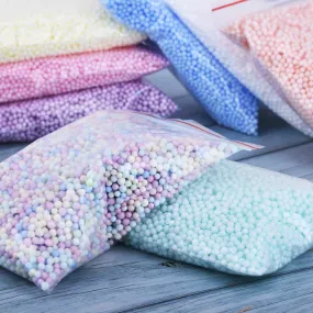 Particle multicolor foam beads slime supplies Decorative Foam Balls for Slime bead about 2-3mm diameter 5 grams/bag 1 bag