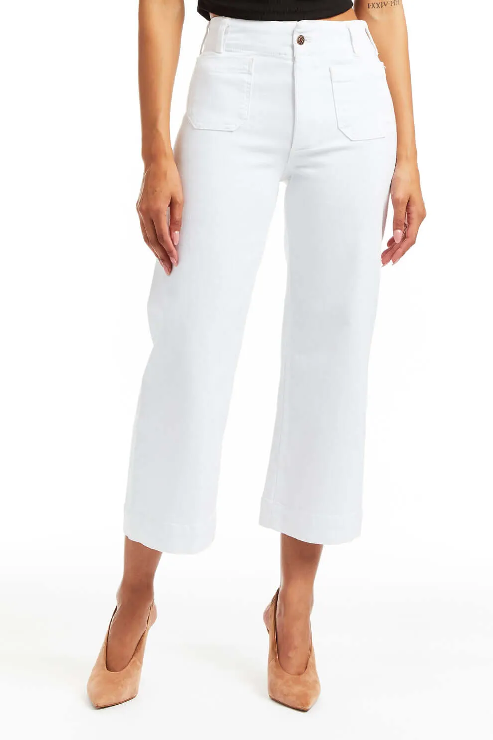 Patch Pocket Wide Leg