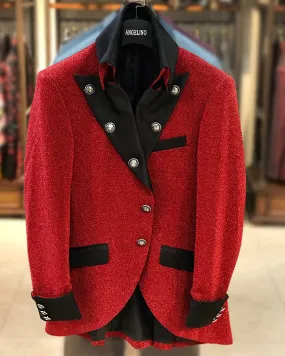 Prom Blazer  - Lord Red - Semi Long Jacket - Fashion - 2021 - Men