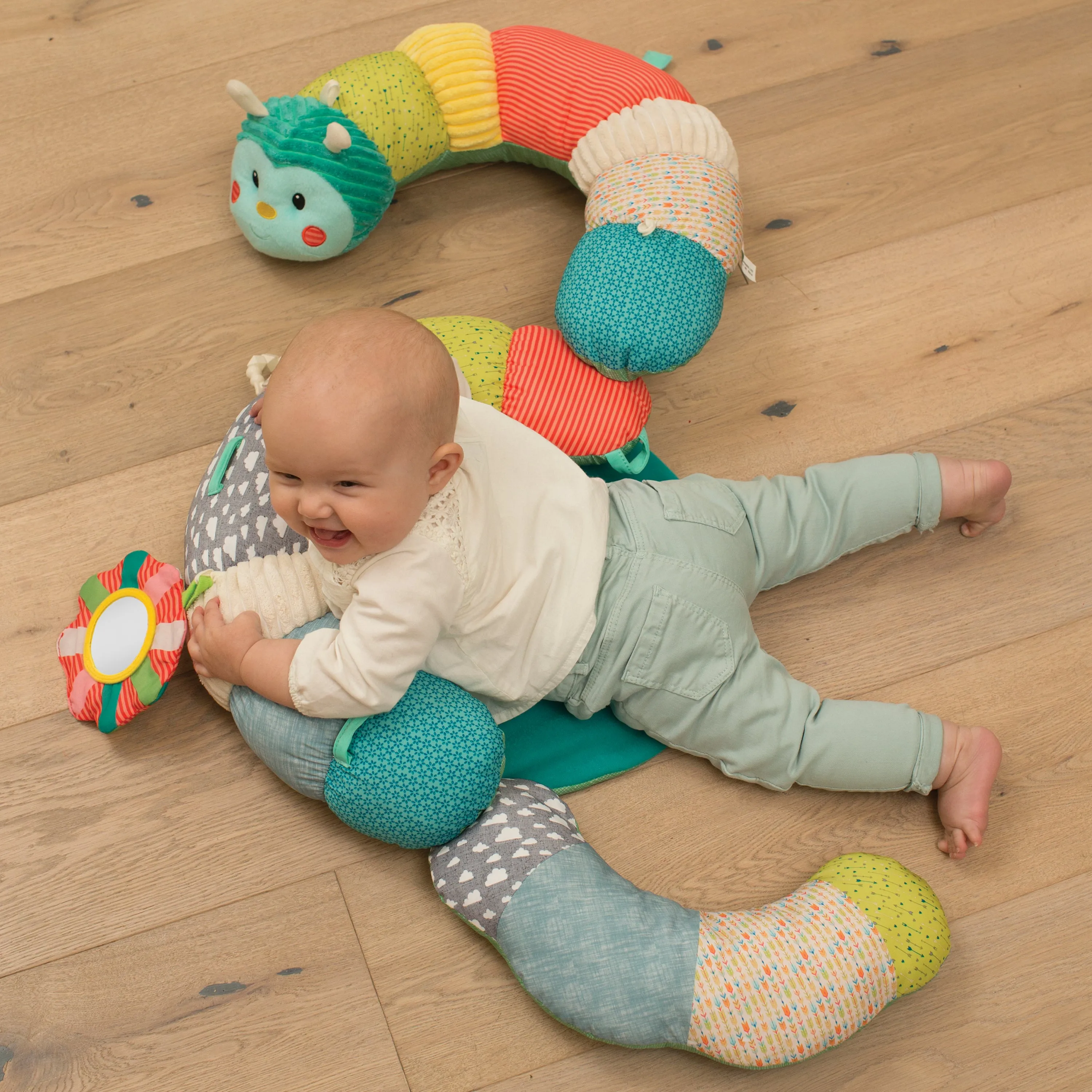 Prop-A-Pillar Tummy Time & Seated Support™ Teal