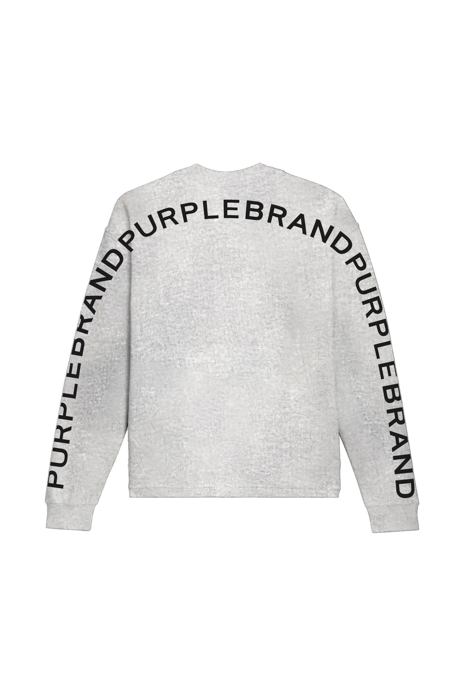 PURPLE BRAND TEXTURED JERSEY LONG SLEEVE TEE