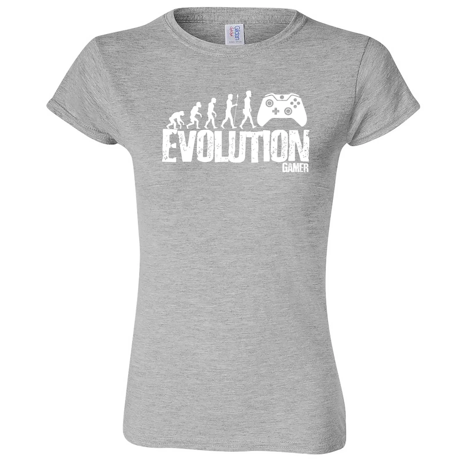 "Evolution of a Gamer" women's t-shirt