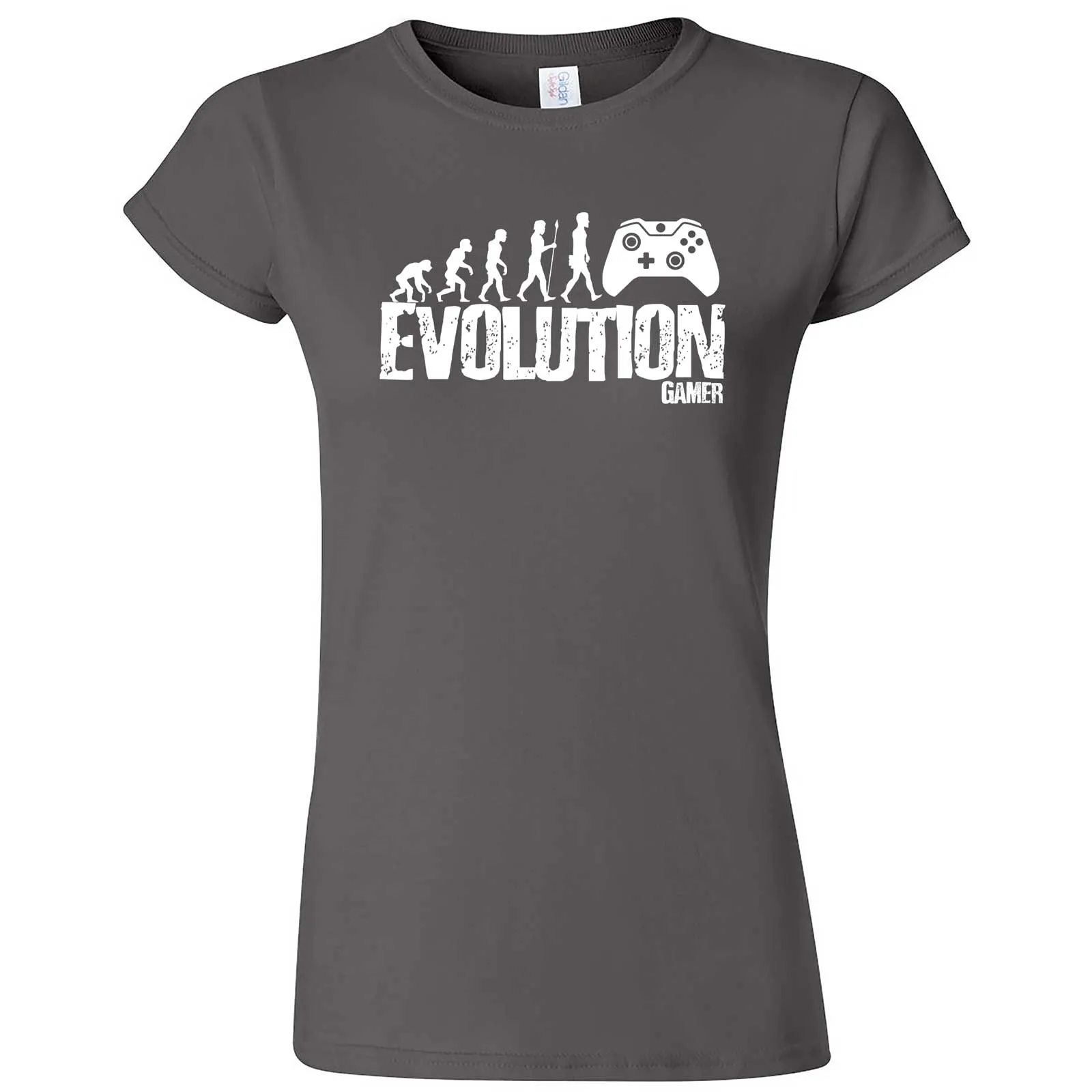 "Evolution of a Gamer" women's t-shirt