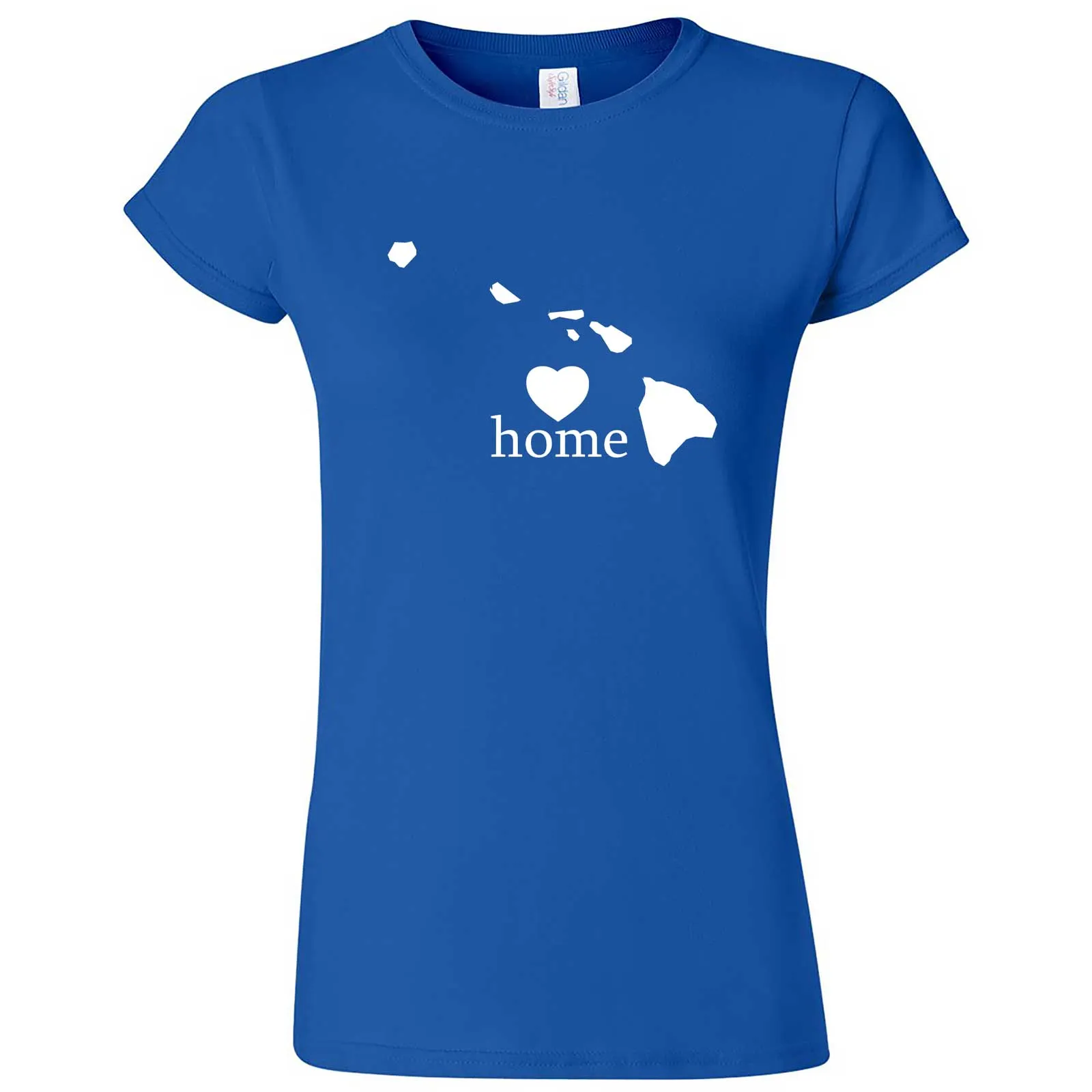 "Hawaii Home State Pride, Pink" women's t-shirt