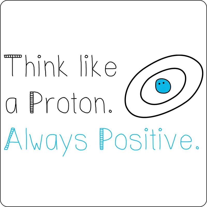 "Think like a Proton" (black) - Women's T-Shirt