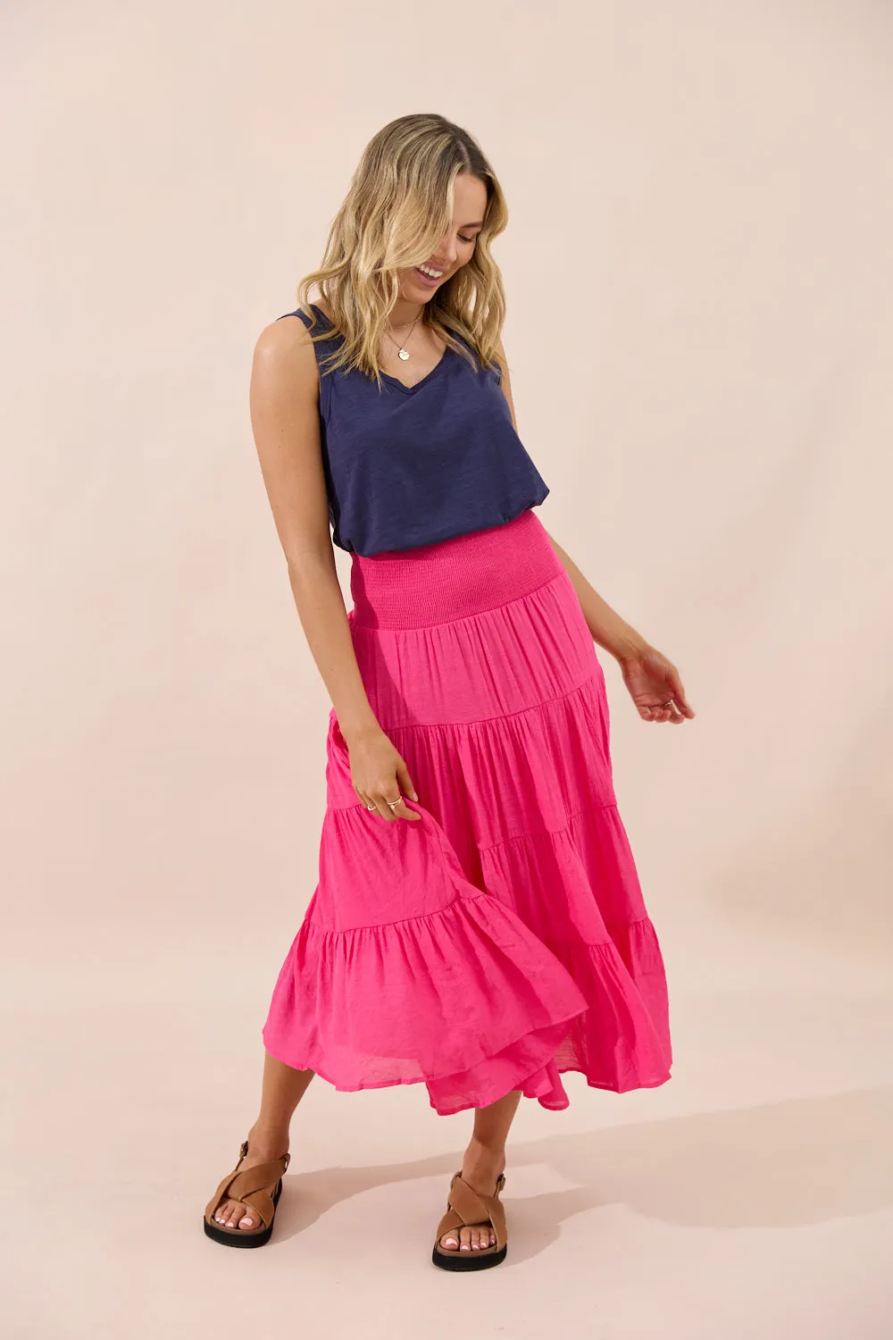 Sunday Skirt - Hot Pink