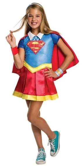 Supergirl Deluxe Costume for Kids - Warner Bros DC Super Hero Girls