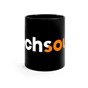 TechSoup Black Mug 11oz