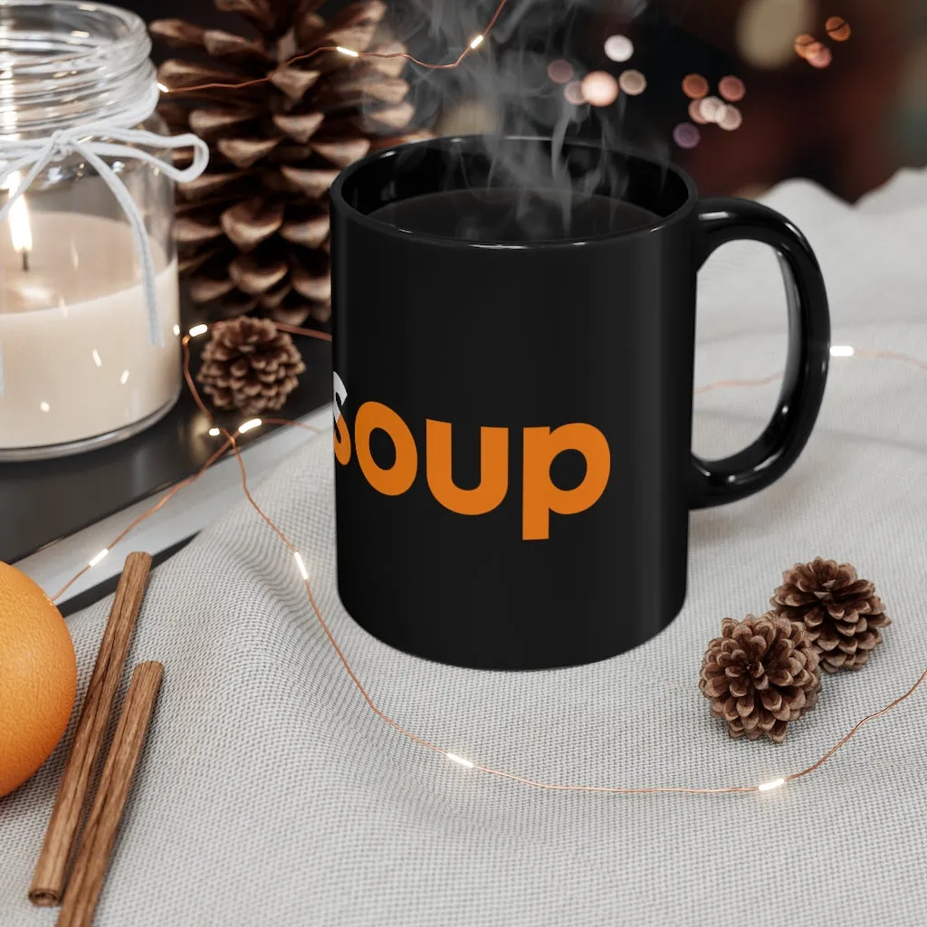 TechSoup Black Mug 11oz