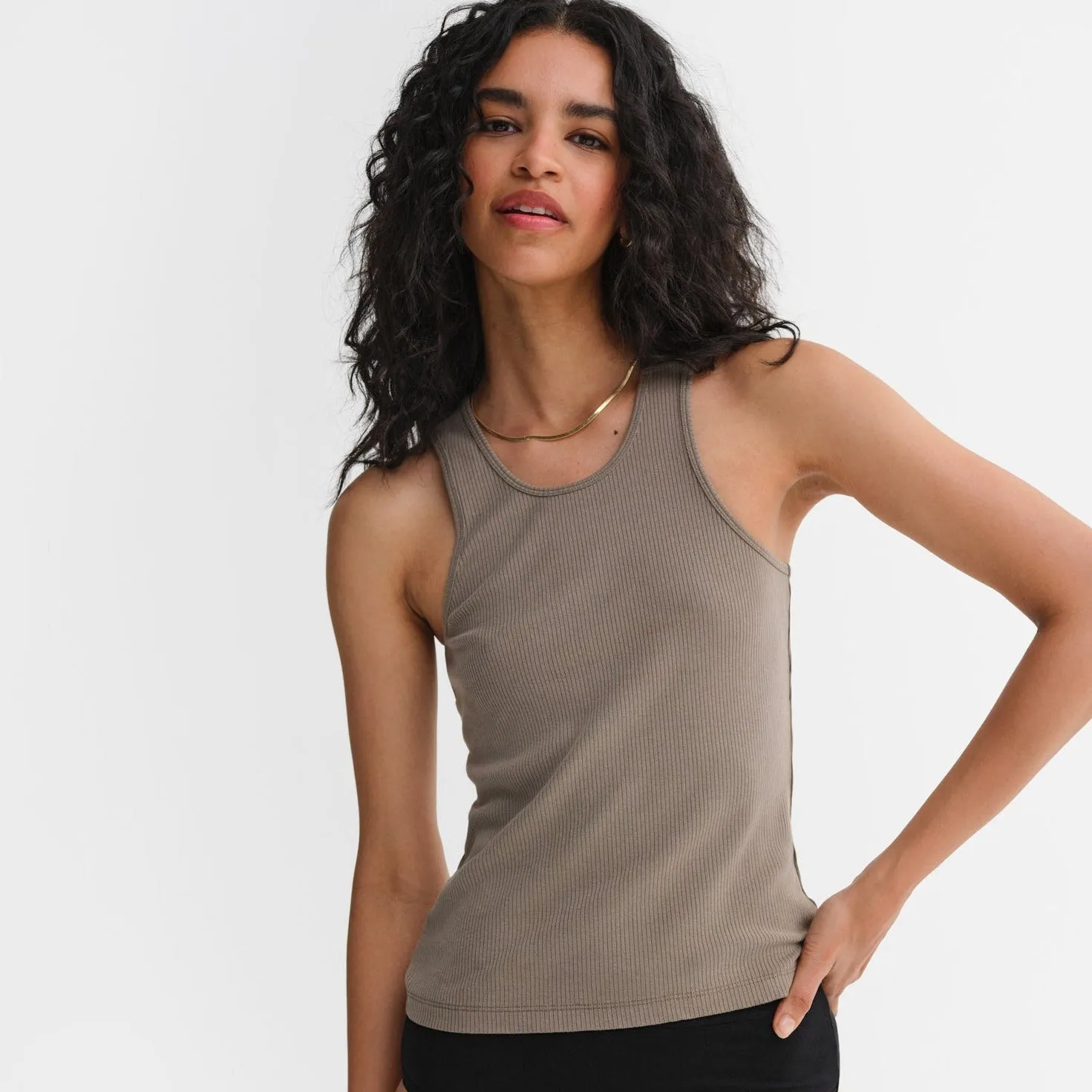 Tencel Rib Easy Tank