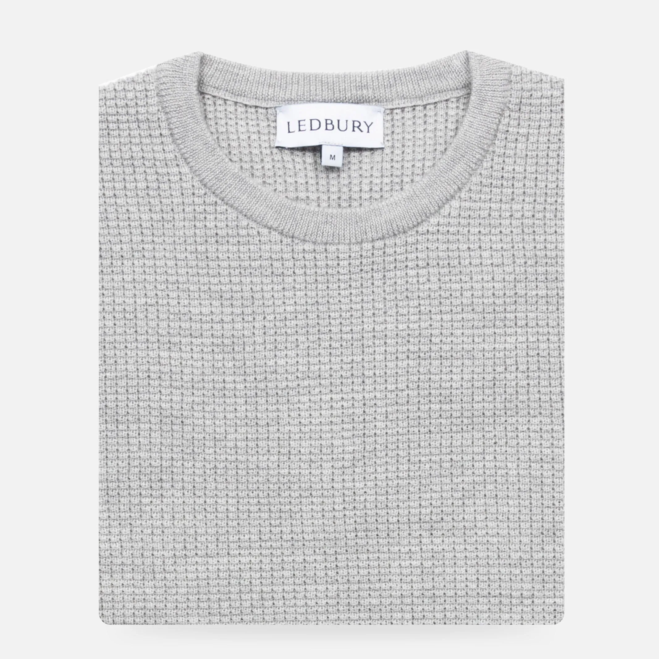 The Light Grey Heather Walden Thermal Crew Sweater