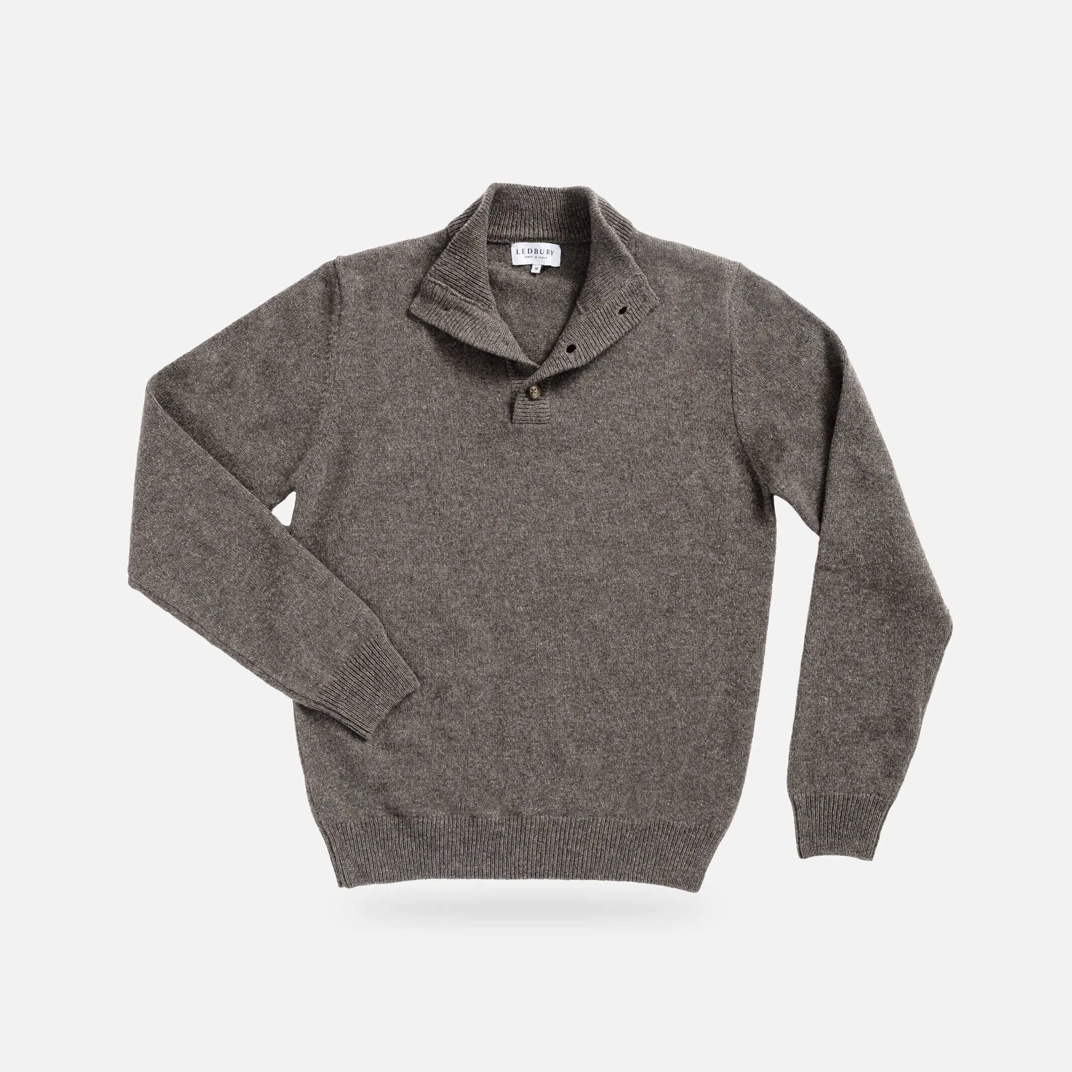 The Seal Heather Brewer Mock Neck Sweater